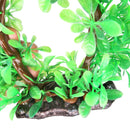Curve Artificial Plastic Water Plant Decor For Fish Tank Ornament Circular