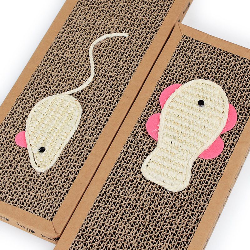 Kitten Scratching Post Cat Scratcher Handmade Interactive Toys For Cat TrainF5U9