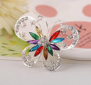 1X Fashion Elegant Diamond Butterfly Wedding Bridal Brooch Pin Rhinestone C V2G5