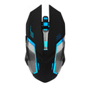 Rechargeable X7 Wireless Silent LED Backlit USB Optical Ergonomic Gaming Mo M8A2