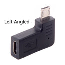 USB-C Type-C Female to Micro-USB 2.0 5Pin Male Data Adapter 90 Degree Left  X4V9