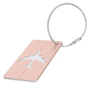 New Aluminium Travel Luggage Baggage Tag Suitcase Identity Address Name Lab F7B5