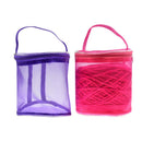DIY Craft Nylon Yarn Case Organizer Storage Baskets Knitting Yarn Round Bag M8F7