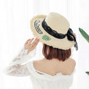 Summer Hats for Women Fashion Design Women embroidery Beach Sun Hat Foldabl Q8T5