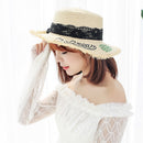 Summer Hats for Women Fashion Design Women embroidery Beach Sun Hat Foldabl Q8T5