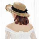 Summer Hats for Women Fashion Design Women embroidery Beach Sun Hat Foldabl Q8T5
