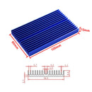 New Heat sink 100*60*10mm DIY IC Heat sink Aluminum Cooling Fin