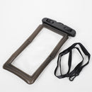 Hot spring swimming touch screen mobile phone waterproof bag (Black)