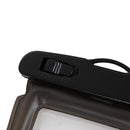 Hot spring swimming touch screen mobile phone waterproof bag (Black)