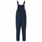 Women Summer Casual Pockets Jumpsuit Romper Overalls Dark blue XXXL X6D5