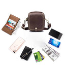 Men Genuine Leather Waist Bag Messenger Handbag Crossbody Shoulder Satchel Outdoor Travel