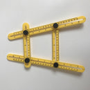 Multifunctional Four Folding Ruler Plastic Metric Scale Folding Ruler