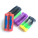 Honana 18650 Dual Battery Silicone Cases Protective Covers Colorful Soft Rubber Skin Storage Box