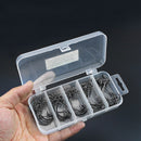 Combined Crank Hook Set 51pcs/set Spring Pin Locked Fishing Crank Hooks Gro F8Q1