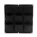 Planters Pockets Hanging Vertical Flower Planter Grow Bag Garden Herb Pot B I8W3