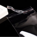 Jewellery 100 x White Plain Earring Display Cards & Self Adhesive Bags P8M1