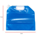 Foldable water can 5 liter blue E6S5