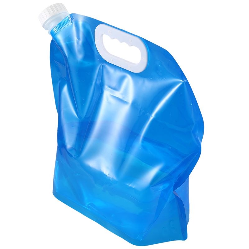 Foldable water can 5 liter blue E6S5