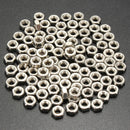 Suleve M3SN1 100Pcs M3 Stainless Steel Hexagon Nut Hex Screw Bolts Nut 3mm