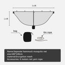Ultralight Portable Hammock Mosquito Net For Outdoor Nylon Material Anti-Mo