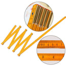 DIY Measuring Folding Ruler Multifunctional Wooden Yard Stick Ruler Paintin