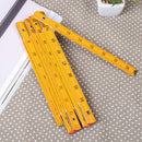 DIY Measuring Folding Ruler Multifunctional Wooden Yard Stick Ruler Paintin