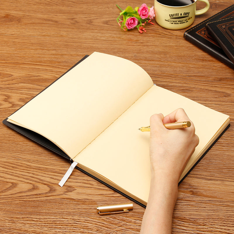 European Retro 3D Embossed PU Notebook Santa Claus King Alexander Little Girl Pattern A5 Notepad