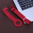 5pcs/set Red Universal Auto Plastic Trim Car Stereo Soundproof Removal Tool