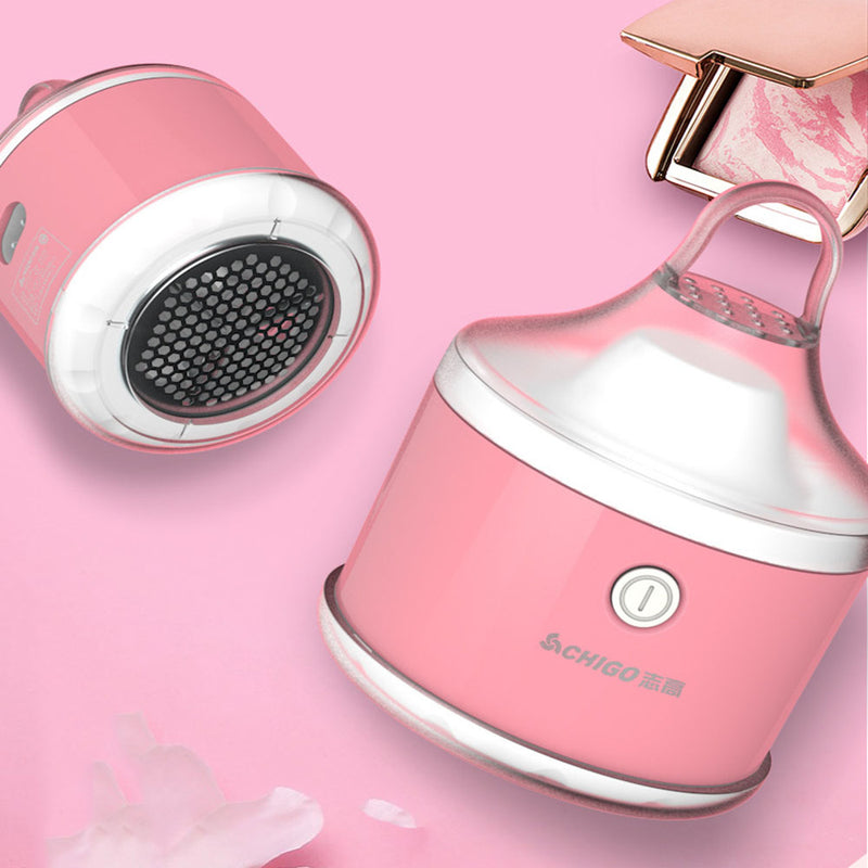 Chigo Portable Electric Charging Fuzz Pill Lint Clothes Fabric Remover Sweater Shaver Clothing Trimmer w/ Extra Blade
