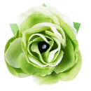 50 pcs 3cm artificial silk roses heads wedding flower decoration, green M2B5
