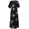 Summer New Europe and the United States plus size printing dress dress Bohe S5H2