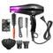 2800W 220V Hair Dryer with Accessories Black Purple 3 Temperature Wind Gear Adjustment Hair Salon for Home Tools