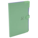 Plastic Expanding File Folders Accordion Document Organizer 5-Pocket A4 Let F4S4
