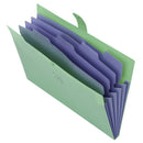 Plastic Expanding File Folders Accordion Document Organizer 5-Pocket A4 Let F4S4