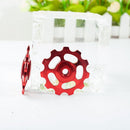 1Set 11T Bike Ultralight Aluminum Alloy Outdoor Bearing Wheel Rear Deraille E4F2