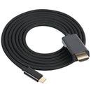 Type C USB-C to HDMI Cable 6FT USB 3.1 (Thunderbolt 3 Compatible) For Table