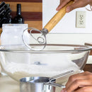 Stainless Steel Dough Whisk Blender Cake Bread Pastry Dough Mixer Stick