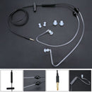 3.5mm Plug Air Tube Anti-Radiation Earphone 2 Air Acoustic Tube Stereo Head J6O4