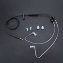 3.5mm Plug Air Tube Anti-Radiation Earphone 2 Air Acoustic Tube Stereo Head J6O4