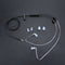 3.5mm Plug Air Tube Anti-Radiation Earphone 2 Air Acoustic Tube Stereo Head J6O4