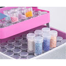 126 Slots Embroidery Diamond Painting Accessories Storage Bag Case Nail Art Arch