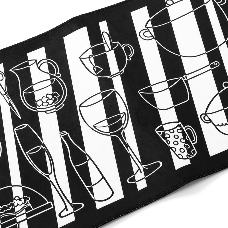 2Pcs Kitchen Floor Carpet Non-Slip Area Rug Bathroom Door Floor Mat Set