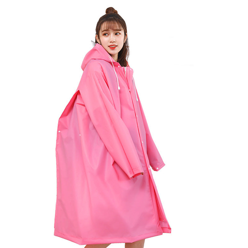 Fashion Girls Men Raincoat Cycling Electric Car Bicycle EVA Waterproof Raincoat