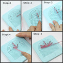 The Quilter's Grid Guide for Paper Folding Crafting Paper Handmade Paper Cr Y5V9