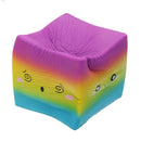 Huge Squishy Square Cake Rainbow Colour Kawaii Cute Soft Solw Rising Toy Cartoon Gift Collection