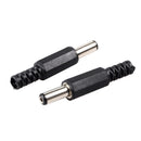 50 Pcs 5.5x2.1mm Male Solder DC Power Barrel Tip Plug Jack Straight Connect