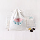 Women's Package Canvas Shoulders Bundle Sports Bag Drawstring Backpack Casu J5V2