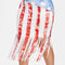 American Stars and Stripes Sexy Vest Dress Flag Fringe Dress XXXL E8Z3