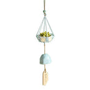 Psychedelic forest wind chimes wrought iron small cage fleshy ornaments res Q1Z9