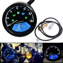 Motorcycle LCD Digital Odometer meter Tachometer Gauge LED Instrument